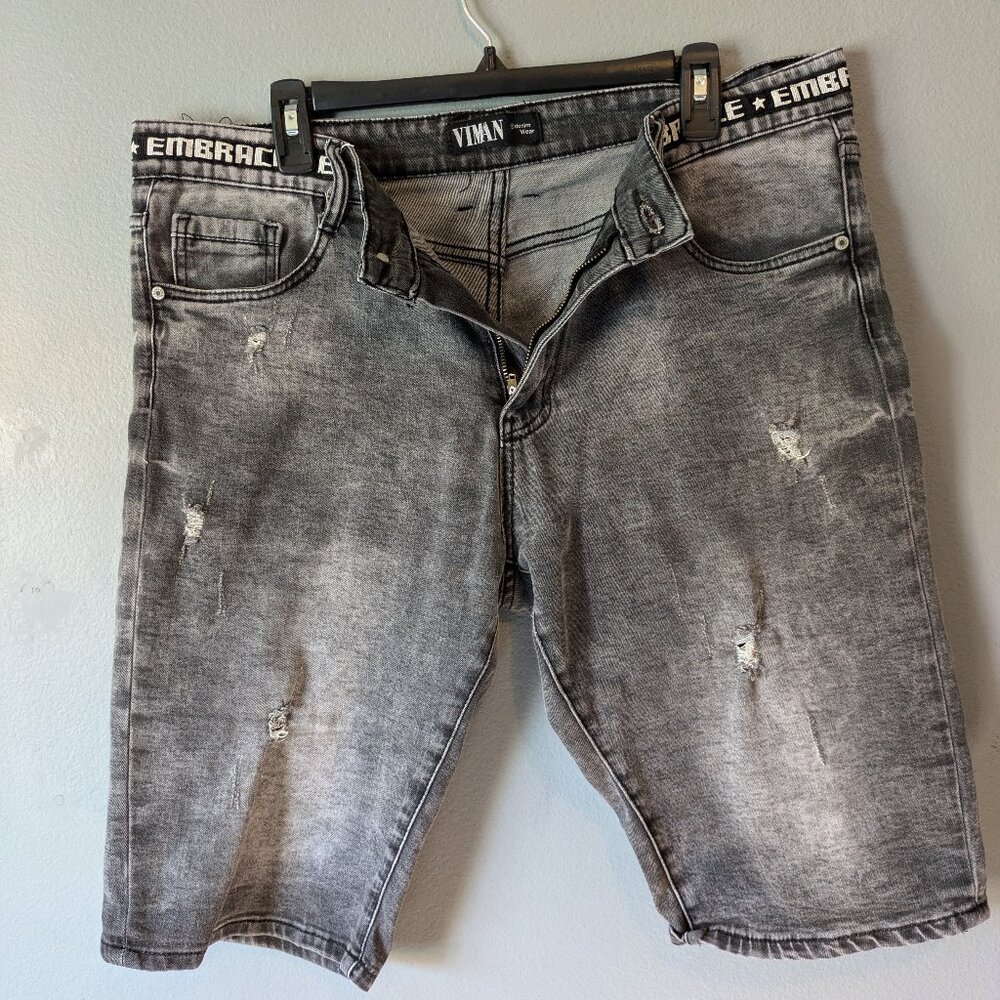 Black Men's Shorts Waist 36 - Picture 2 of 12